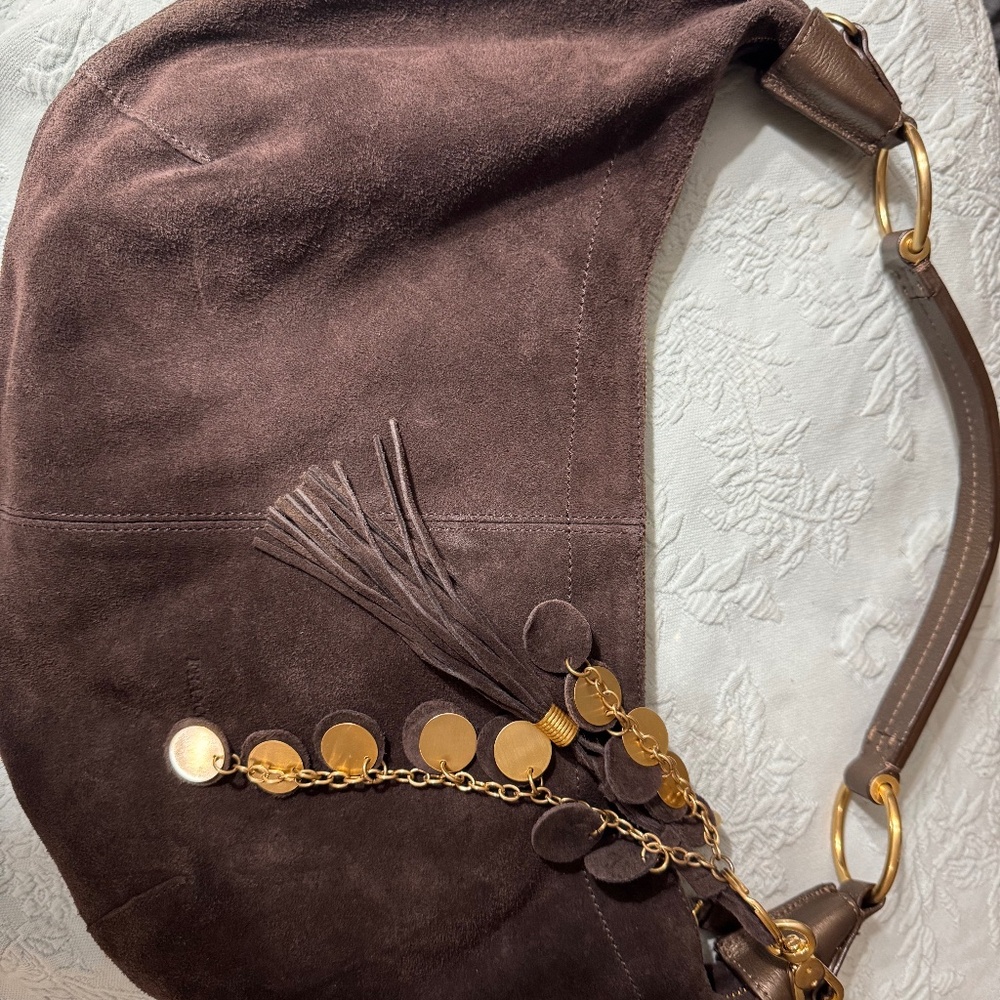 Brown Suede purse